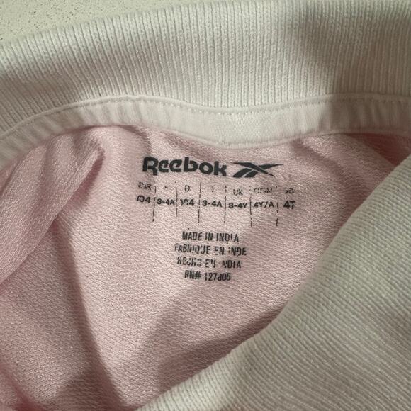 Reebok Pink Striped Toddler Girl 4T Long Sleeve Sweater - Picture 6 of 6